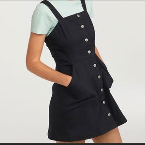 Overall Button Down Dress